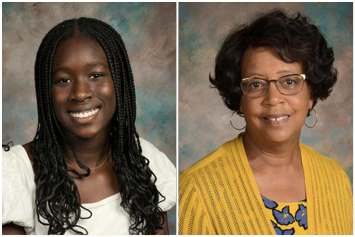  Student and teacher honored for outstanding service